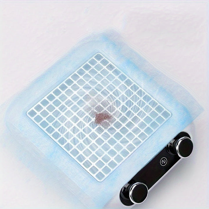 200 piezas de filtros de colector de polvo para arte de uñas profesionales - Hojas de absorción de polvo para máquina de manicura hipoalergénicas, fáciles de usar y limpiar, no requiere energía, ideales para accesorios de salón y estudio de manicura en c