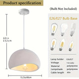 Candelabro moderno para comedor, luz de techo para pasillo de supermercado de hotel con base E26, estilo japonés, forma de nido de pájaro, pieza artística.