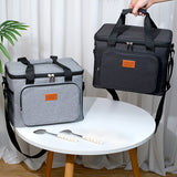 1 bolsa de almuerzo, bolsa aislada de mano y cruz, bolsa de picnic de hombro no alimentaria, paquete de hielo para coche al aire libre, bolsa de caja de almuerzo térmica, adecuada para acampar, trabajar, ir a la escuela, etc.