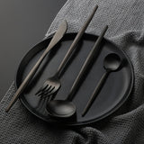 Juego de Cubiertos de Acero Inoxidable con Espejo, 30 Piezas, Apto para Lavavajillas, Ideal para 6 Personas, Incluye Cuchillos, Tenedores y Tenedores de Postre, Colección Duradera para Cocinas Hogareñas y Restaurantes