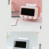 1/2pcs Soporte para Caja de Pañuelos Retro TV Cubierta para Caja de Pañuelos Lindo y Práctico Soporte para Teléfono Celular Soporte para Tampones para Baño, Cocina, Dormitorio, Mesas y Escritorios, Mesitas de Noche, Regalo Creativo