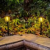 Luces solares para exteriores, luces solares LED para paisajes con canales brillantes, luces solares para jardines, adecuadas para carreteras, patios, césped y caminos.