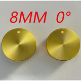 2 unidades de 6mm 8mm Mango de estufa de gas de cocina dorado Accesorios metálicos multifuncionales para horno de cocción perilla de interruptor