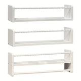 Estantes flotantes para pared, 3 repisas de madera natural, decoración para habitación, cuarto, cocina o guardería, soporte de almacenamiento montado en la pared