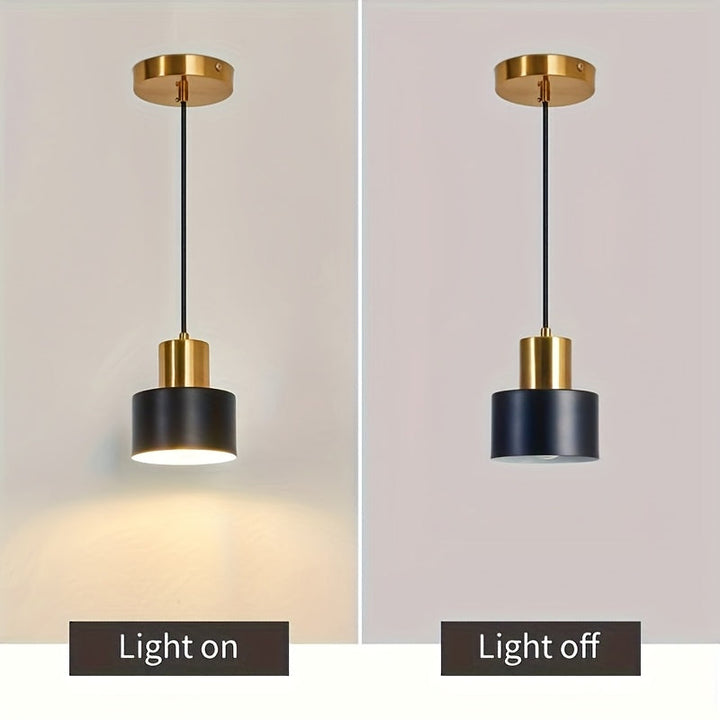 1pieza Lámpara de techo industrial, estilo granja moderna Semi-Flush Mount para cocina, comedor, pasillo, dormitorio - Acabado metálico, cableado, sin bombilla incluida, Iluminación de cocina | Lámpara colgante moderna | Lámpara colgante de acabado metál