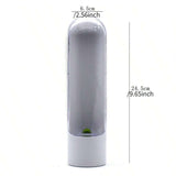 Recipiente de almacenamiento de alimentos de vainilla, dispositivo para verduras, taza fresca de vainilla, contenedor de brotes de bambú, recipientes para verduras en el refrigerador, contenedores para hierbas y cilantro, conservador de comida para nevera