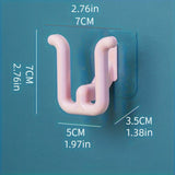 1 Perchero Esquinero Para Colgar Zapatillas, Estante De Almacenamiento De Plástico Sin Perforaciones Para Zapatos, Organizador De Ahorro De Espacio Para El Hogar, Baño, Dormitorio