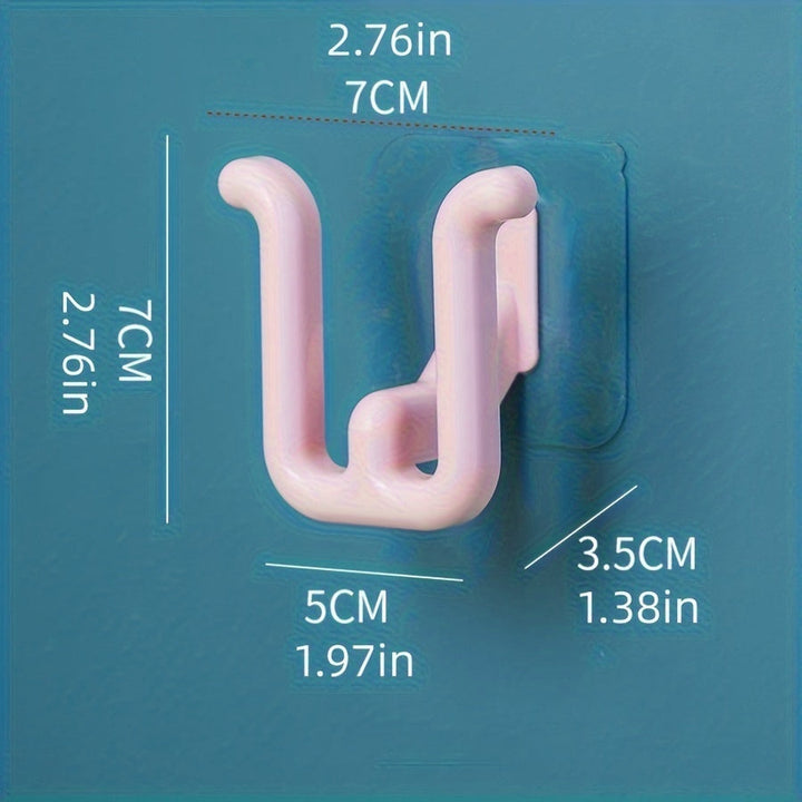 1 Perchero Esquinero Para Colgar Zapatillas, Estante De Almacenamiento De Plástico Sin Perforaciones Para Zapatos, Organizador De Ahorro De Espacio Para El Hogar, Baño, Dormitorio