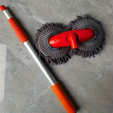 Cepillo de limpieza de coches con mango largo y superfibra, esponja superfibra giratoria de 360°, sin daño a la pintura, sin arañazos, adecuado para limpiar coches, camiones, SUV, RV, remolques y barcos.