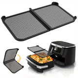 1pc Protector de salpicaduras de silicona para freidora de aire, alfombrilla reutilizable para prevenir salpicaduras de aceite para Ninja AF500, accesorio de cocina y parrilla, baffle antiadherente