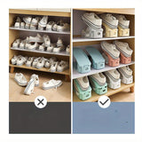 12 piezas de estantería de zapatos moderna y sencilla, estantería de almacenamiento ajustable de doble capa, diseño integrado, no requiere ensamblaje, uso versátil en habitaciones, material plástico duradero, organización de almacenamiento de zapatos.