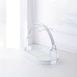 Soporte y Secador de Tazas de Café Multifuncional | Organizador de Vasos de Hierro Forjado | Soporte para Almacenamiento de Platos en Encimera para Cocina, Restaurante, Oficina (Plateado)