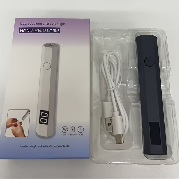 Secador de uñas LED PETECH de secado rápido - Herramienta de gel de curado rápido, portátil y eficiente en energía, recargable por USB, batería de litio, sin fragancia - Ideal para manicuras y pedicuras, accesorios de arte de uñas