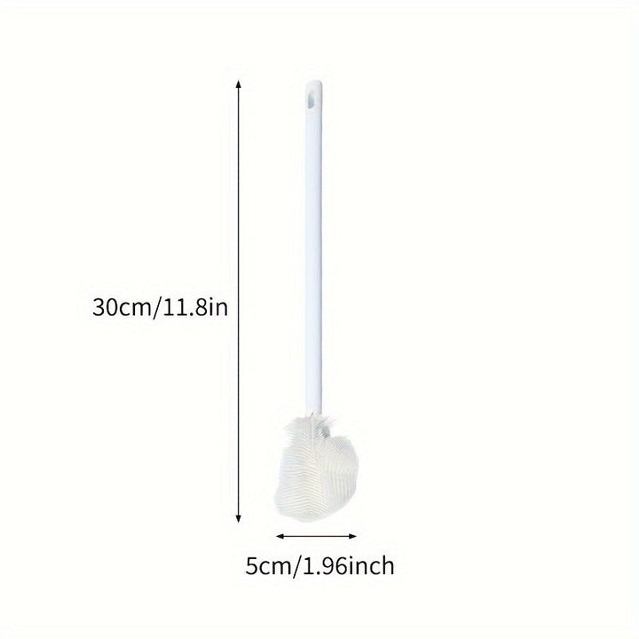 Cepillo para botellas, cepillo para limpiar botellas con mango largo, adecuado para limpiar recipientes de boca estrecha, botellas deportivas de vacío, vasos, frascos y cristalería.