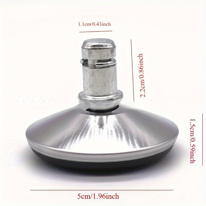 5pcs Rodamientos Antideslizantes para Sillas de Oficina - Fácil Instalación, Protege Suelos de Madera y Alfombras, Ajusta a Tallos de 5.08cm
