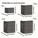 Bolsa de Almacenamiento en Capas, Nuevo Organizador Plegable para Ropa con Bolsa Extra Grande para Edredones Estacionales, Bolsas de Tela No Tejida con Doble Cremallera, Bolsa de Mudanza, Organizador de Equipaje, Sin Necesidad de Electricidad, Canasta Am