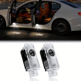 2 piezas adecuadas para luces de bienvenida de for AUDI A4 A6 5W luces de puerta luces de bienvenida dedicadas luces de proyección luces láser fáciles de instalar 12-24V accesorios de iluminación de luces de coche alta luminosidad