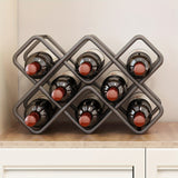 Soporte para Vino Soporte para Vino Tinto Soporte de Almacenamiento Soporte de Exhibición Soporte para Botellas de Vino en Casa Soporte para Vino con Luz de Lujo Adornos de Exhibición de Alta Gama