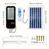 Luces Solares Inteligentes para Pared con Sensor de Anochecer Automático | Impermeable IP65 y Control Remoto | Fácil Instalación para Estacionamientos, Jardines, Porches, Patios y Caminos