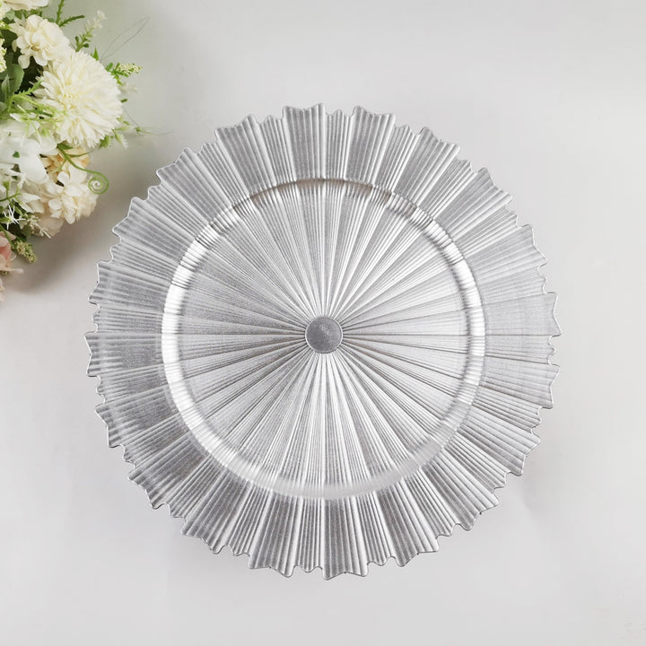 50 piezas, 13 pulgadas, platos de plástico, sol de otoño, dorados, ligeros y duraderos, reutilizables, perfectos para decoraciones de bodas, fiestas, Navidad, Halloween, suministros de vacaciones, platos decorativos de alta calidad y exquisitos.