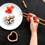 4 unidades de Ayudas de agarre de palillos con conectores de plástico intercambiables, herramienta de entrenamiento reutilizable y antideslizante para adultos, principiantes y aprendices, segura para el lavavajillas (Los palillos no están incluidos)