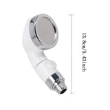 Rociador de Ducha Montado en Pared - Función Dual con Chorro Ajustable, Nebulización Fina para Salones de Peluquería y Hogar, Plástico Duradero e Acero Inoxidable, Blanco, Soporte para Rociador, Equipo para Barberías, Accesorio Moderno para Baño, Materia