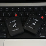 Sistema de Auriculares Inalámbricos M-VAVE WP-10 - 2.4G, Recargable por USB, Baja Latencia, Calidad de Sonido Sin Pérdidas, Grabación Estéreo, Compatible con Hasta 5 Dispositivos