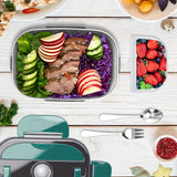 Recalentador de Comida Eléctrico Portátil, Caja Térmica para Auto en Acero Inoxidable 304, Ideal para Conducción/Trabajo/Regalo y Vuelta al Colegio