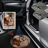 Luces de Proyección de Bienvenida para Coche Personalizadas Dos Piezas/Conjunto, Conjunto de Cuatro Luces de Bienvenida sin Batería, Todos los Diseños se Pueden Personalizar Según Preferencia Individual, Adecuado como Regalo para Diversas Fiestas