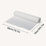 1 Rollo (10m/33ft) - Papel Filtrante de Grasa y Humo Resistente para Extractores de Cocina, Horno, Calderas, Maquinaria Industrial - Antigrasa, Fácil Limpieza, Impermeable - Compatible con Uso Residencial/Comercial, Mejora del Rendimiento del Motor, Dise