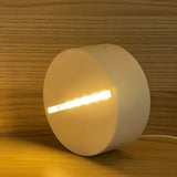 Base LED 3D Compacta para Arte en Vidrio - Alimentada por USB, Luz Blanca Cálida, Diseño Elegante en Negro, Luz Nocturna Ideal para Exhibiciones de Arte en Cristal y Vidrio en Dormitorio, Sala de Estar o Oficina (Pilas No Incluidas)