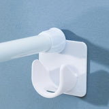 2 Unidades, Soportes De Plástico Para Barra De Ropa, Para Tubo Redondo, Organizador De Almacenamiento Para El Hogar, Para Baño, Armario, Hogar, Dormitorio