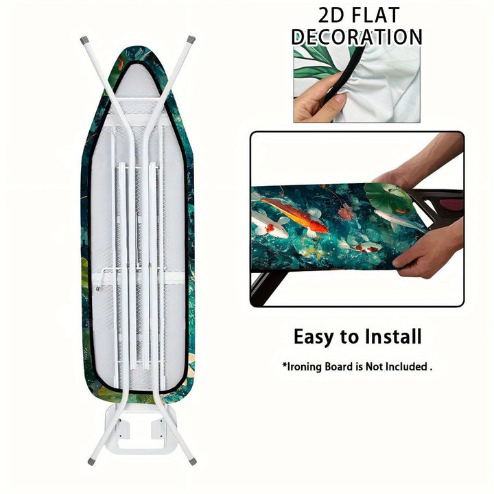 Fundas para Tabla de Planchar – Acolchado Resistente al Calor, Borde Elástico, Funda Robusta para Tablas Estándar Lavable a Máquina – 1pc (tabla no incluida)