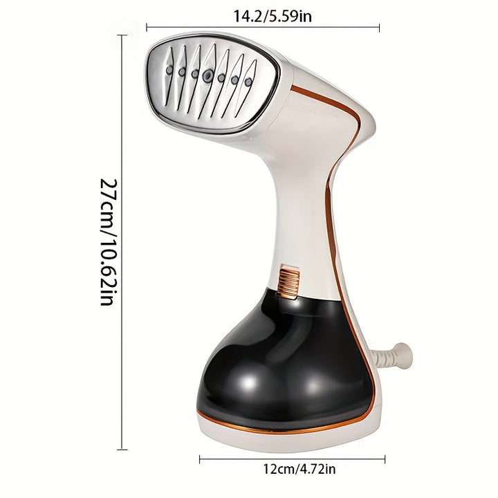 Plancha de mano portátil estilo US, ideal para uso en casa y al aire libre, plancha de viaje con cabezal de cepillo desmontable, 3 velocidades ajustables, planchado plano y colgado, resistente a arrugas