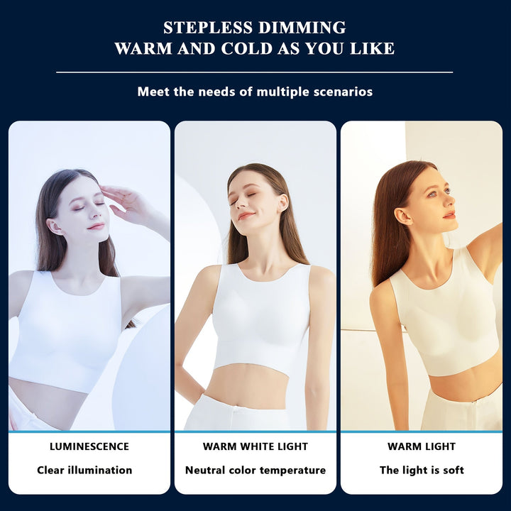 ZOMEI LED Luz para teléfono móvil y cámara, modo ajustable, luz de edición de video recargable, adecuada para teléfonos móviles, cámaras, portátiles, luces de teléfono para selfies, videoconferencias