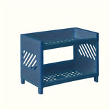 1 pieza de estante de almacenamiento de cosméticos de escritorio de doble capa, estante de exhibición para artículos varios en la mesa de comedor, organizador de especias de cocina y armario de utensilios de cocina.