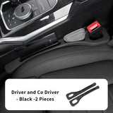 2 Piezas de Relleno para Espacio del Asiento del Coche - Diseño Multifuncional para Todas las Estaciones, Evita que Caigan Residuos - Apto para Varios Modelos de Vehículos