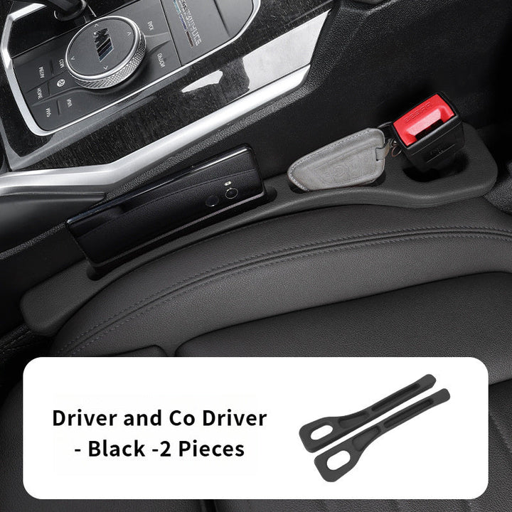 2 Piezas de Relleno para Espacio del Asiento del Coche - Diseño Multifuncional para Todas las Estaciones, Evita que Caigan Residuos - Apto para Varios Modelos de Vehículos
