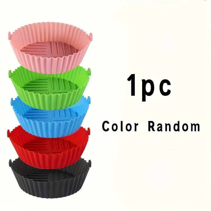 Forros de horno de aire de silicona, reutilizables y antiadherentes, fáciles de limpiar, forros de olla versátiles para freidoras de aire, hornos, microondas, herramientas de cocina ideales para hornear y cocinar, con el regalo perfecto para cocineros en