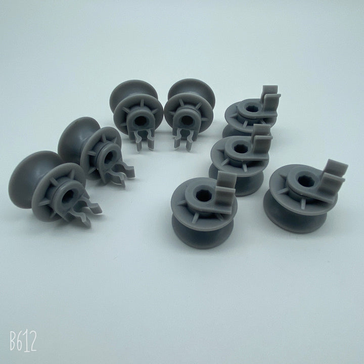 4/8pcs 4581DD3002A Rueda de Estante para Lavavajillas de Fácil Instalación y Componentes de Reemplazo de Eje y Rodillo para Lavavajillas LG 4581DD9001B, AP4437685, 1266813