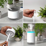 50 piezas de reemplazos de ventosas para humidificadores - Recambios de filtros de algodón de alta calidad, ideales para difusores personales portátiles en oficina, hogar o dormitorio, control de salida de niebla, fácil de instalar, accesorios para humid