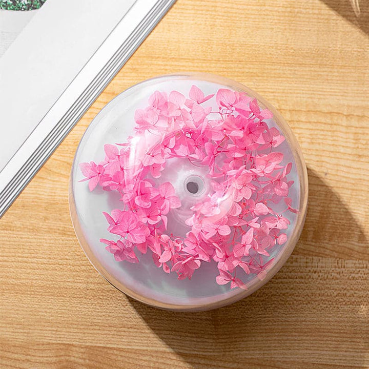 Difusor De Aroma Y Lámpara Led Con Flores