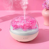 Difusor De Aroma Y Lámpara Led Con Flores