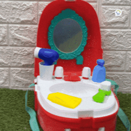 Maletín Tocador Set De Baño 2 En 1 Didáctico Niños 7f702