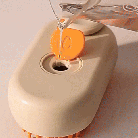 Cepillo Vaporizador Masajeador Quita Pelos Para Mascotas KP-2165