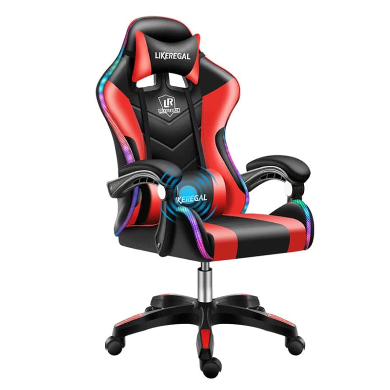 Silla Gamer Con Luces Led RGB Likeregal 01017