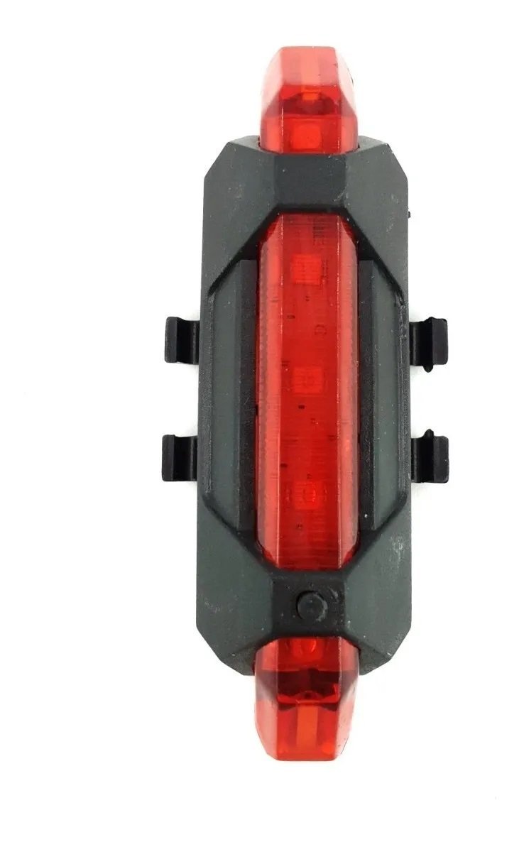 Luz Linterna Recargable Usb Led Bicicleta Delantera O Trasera