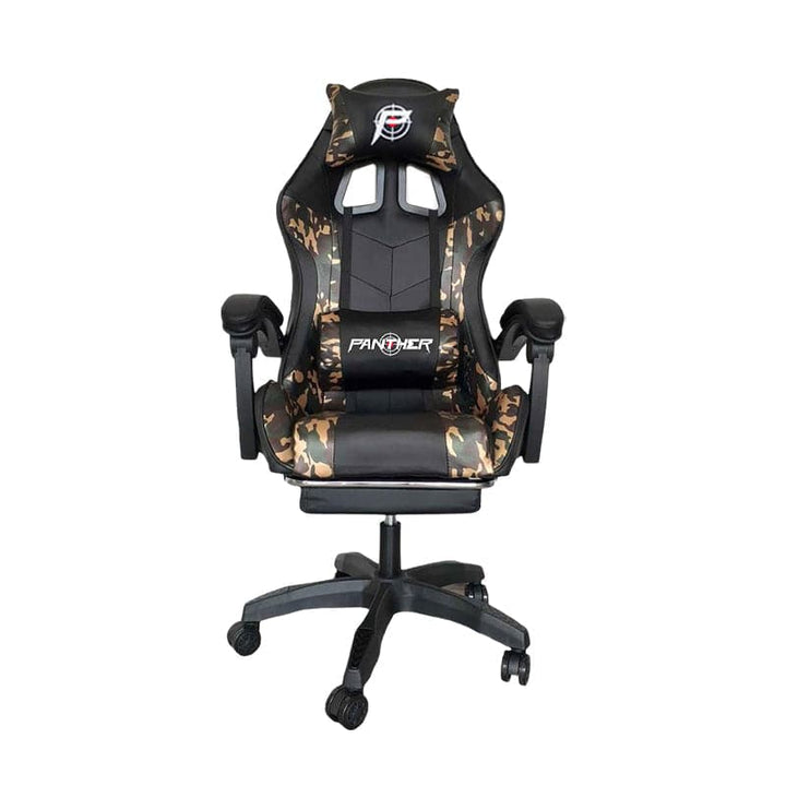 Silla Gamer Con Diseño Camuflaje Militar Panther
