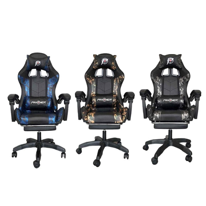 Silla Gamer Con Diseño Camuflaje Militar Panther