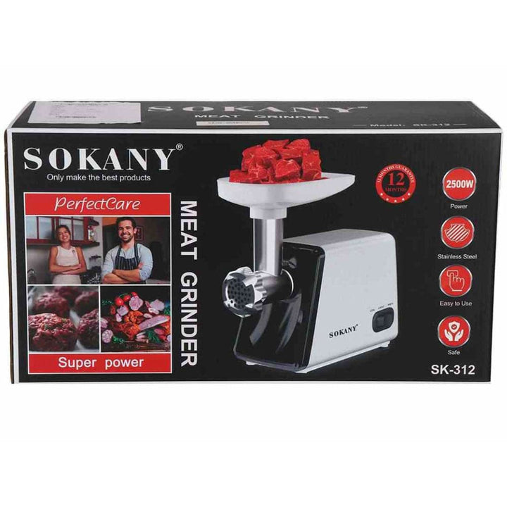 Moledor De Carne Eléctrica 2500w SOKANY 4805SK312